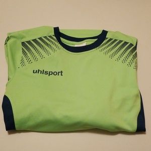 Uhlsport Goalkeeper Shirt XS S Green Blue German